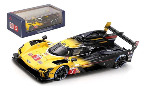 Miniatura Cadillac V-series.r #3 - Le Mans 2023 - 1/43 Spark Amarelo
