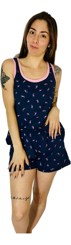 Pijama Verano Musculosa Short Dama Bianca Secreta 8040m