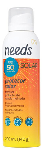 Protetor Solar Corporal Needs Solar Fps 50 Aerosol Com 200ml