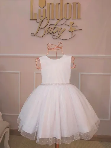 Vestido daminha tule 2025