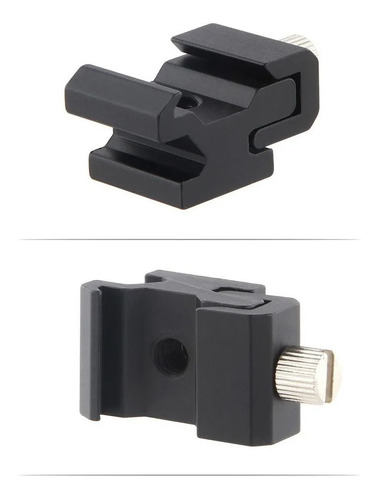 Set 2 Hot Shoe Zapata Adaptador 1/4 Hembra Para Flash