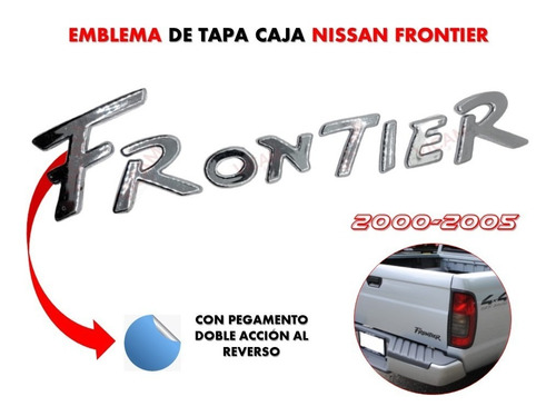 Emblema Para Tapa De Caja Compatible Con Frontier 2000-2005