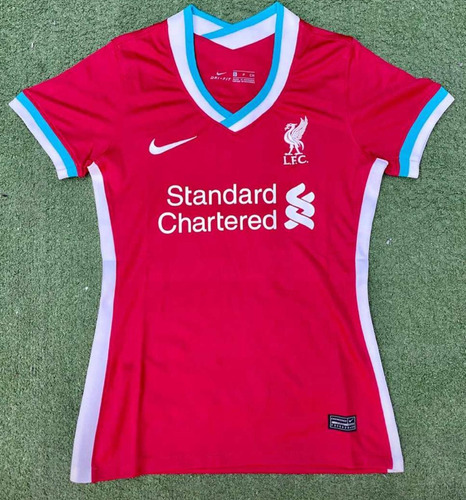 Jersey Dama Playera Liverpool Fc Mujer Roja 2020/2021