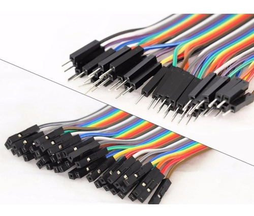 Cable Jumpers Dupont Hembra-macho 20cm 40pzas