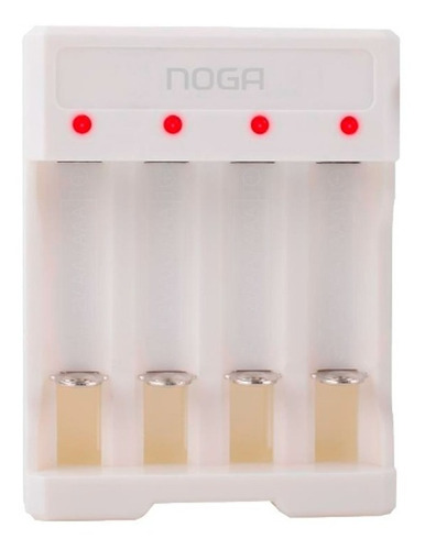 Cargador Pilas Recargables Aa Y Aaa Usb Noga 4 Pilas Rapido