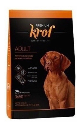 Alimento Krof Premium para perro adulto todos los tamaños sabor mix en bolsa de 8 kg