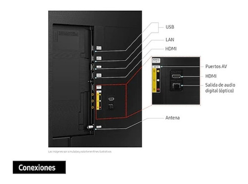 Imagen 4 de 10 de Televisor Samsung 55 Crystal Uhd 4k Smart Tv | Un55au8200kx