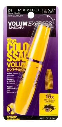 Mascara De Pestañas Colossal Maybelline Lavable 9,2 Ml X15