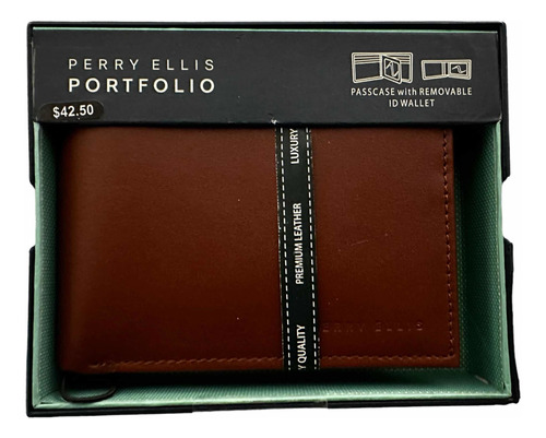 Billetera Perry Ellis Portfolio Premium Leather