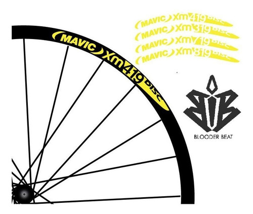 Stickers Para Rines Mavic Xm 419disc Calcomanías