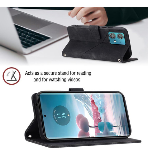 Carcasa For Motorola Moto Edge 40 Neo Cartera Flip Cover