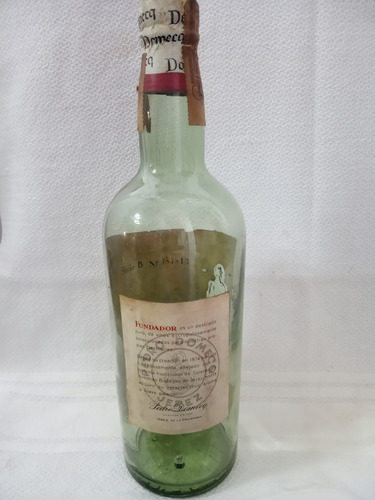 Botella Antigua (1960 Aprox.) De Jerez Pedro Domecq, España. (Usado)