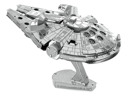 El Rompecabezas 3d Metal Kit Pinza+halcon Milenario Starwars
