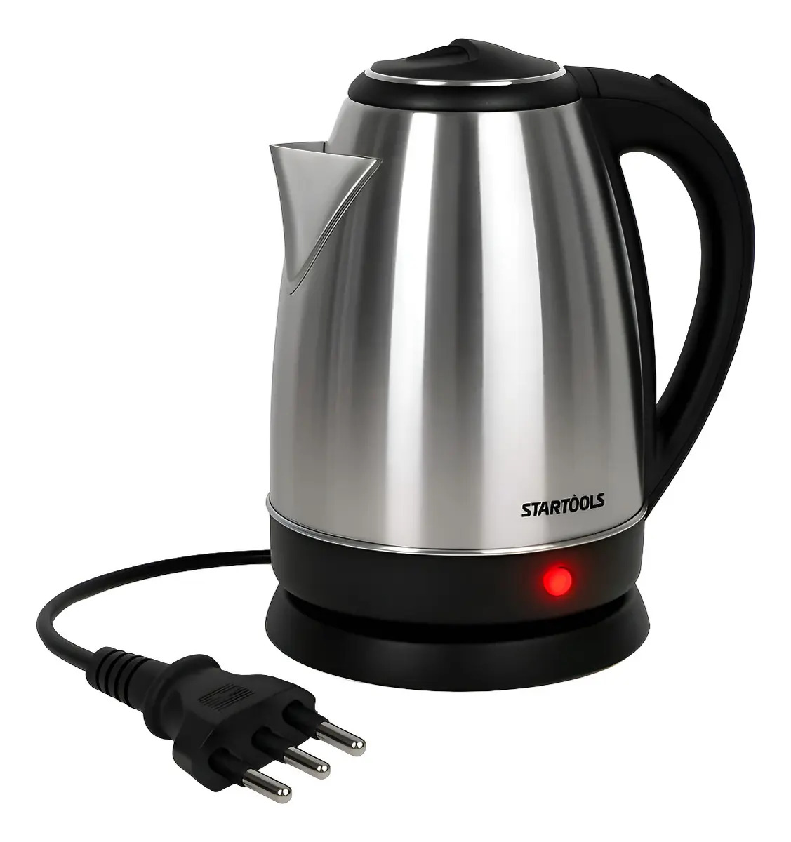 Chaleira Elétrica Inox 2L Aquecimento Rápido Ideal Para Chá Café Uso Diário