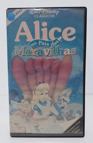 Vhs Dvd Alice No Pais Das Maravilhas Espelhos Xadrez