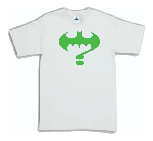 Playera Batman Logo Acertijo Riddler Mujer Hombre