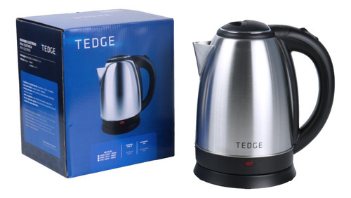 Pava Eléctrica 1,8 L Acero Inoxidable - Tedge Color Plateado