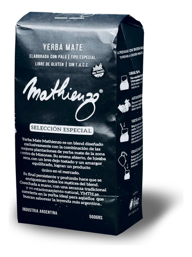 Yerba Mate Mathienzo X 4 De 500gr