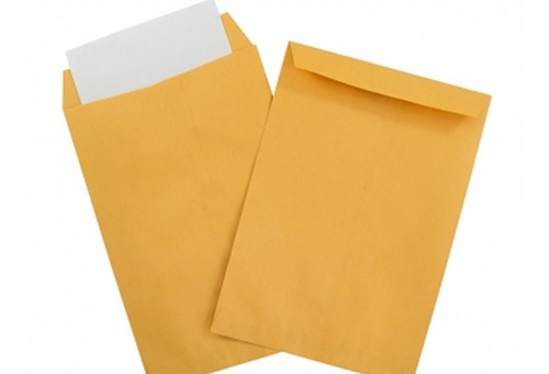Sobres De Manila Carta Amarillos Precio Paq X 50 Unidades