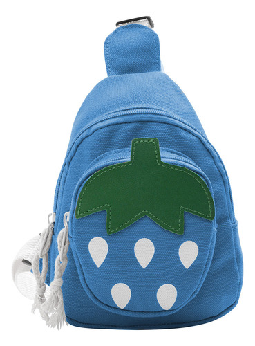 Bolso Bandolera En Cartoon Con Diseño De Fresa Para Niños