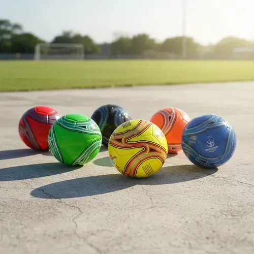 Mini Bola Futebol Infantil Tamanho 2 Sintético Cor Variada Mix Co...