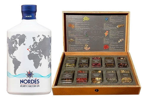 Gin Nordes Atlantic Galician + Estuche Para Mixologia Kaia