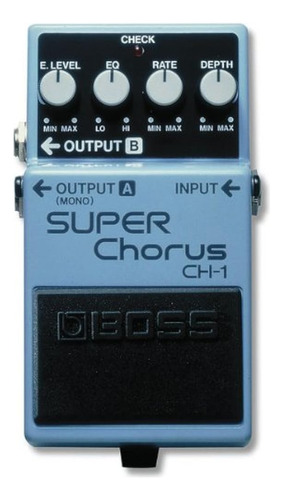 Boss Stereo Super Chorus Pedal De Guitarra (ch-1)