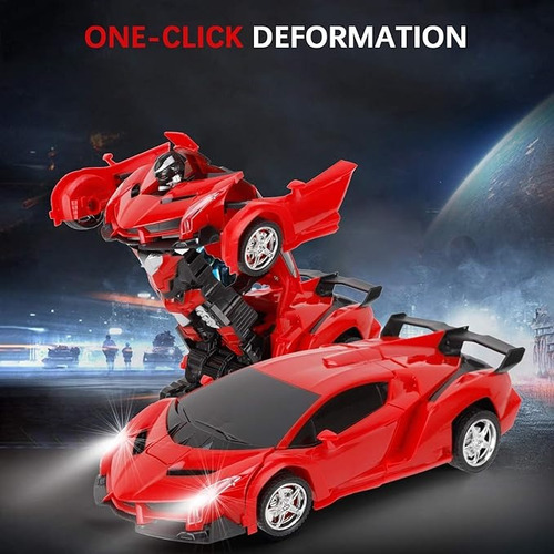 Juguete Transformer Auto-robot Control Remoto 2.4g Juguete
