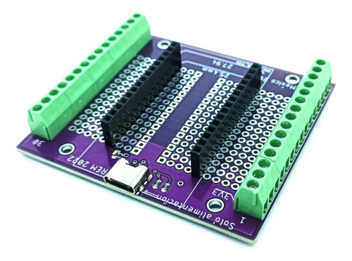 Screw Shield Para Esp32 De 30 Pines Y Terminales Tornillo