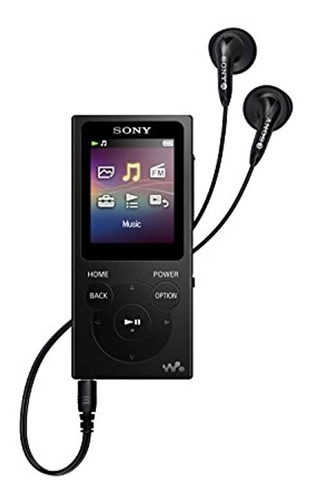 Reproductor Sony Walkman Mp3 Nwe39  Negro