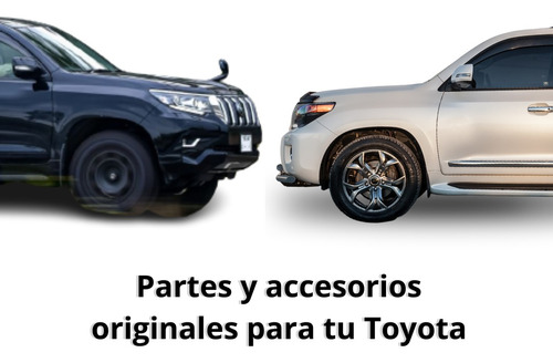 Portaplacas Trasero + Bisel Original Toyota Prado 2011-2014