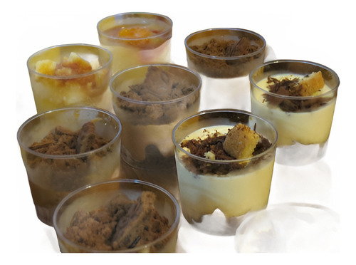 Shots Dulces En Vasos Descartables De 100cc