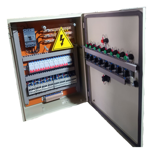 Quadro De Iluminação 8 Setores 3.300 Watts Cada 220v 15 A