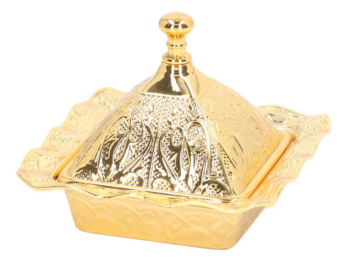 Sugar Bowl Gold Para Servir Azúcar, Tamaño Mini, Vintage, Fo