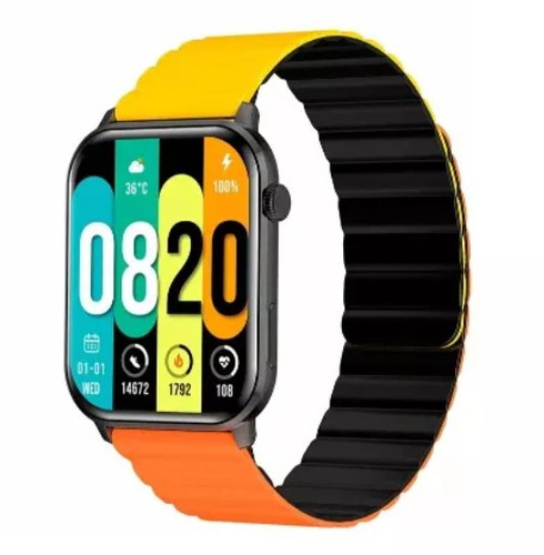 Imagen 5 de 5 de Reloj Smartwach Kiselect Calling Ks (negro) Llamadas IP68 Spo2