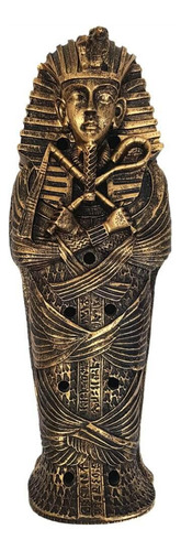 Incensário Faraó Sarcófago Egito Porta Incenso Grande
