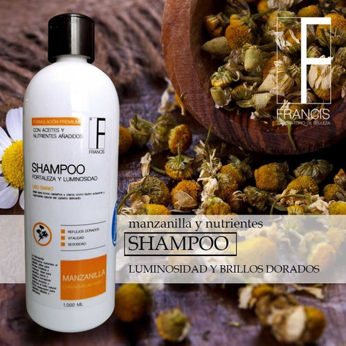 Imagen 3 de 3 de Shampoo Aclarante De Manzanilla