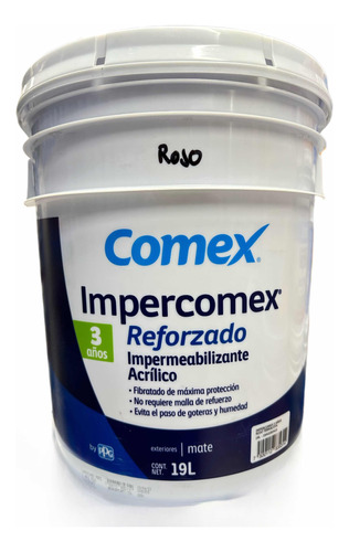 Impermeabilizante Comex 3 Años Reforzado 19lts