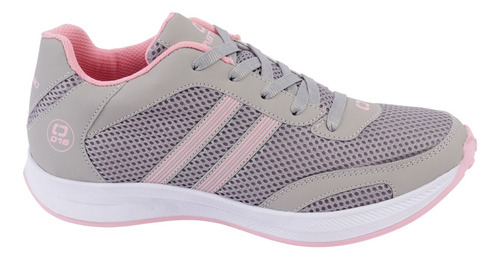 Tenis Deportivo Fratello Color Gris Para Mujer 0276