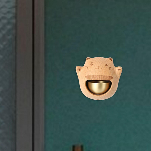 Timbre De Madera Para Puerta De Comerciante, Timbre Para