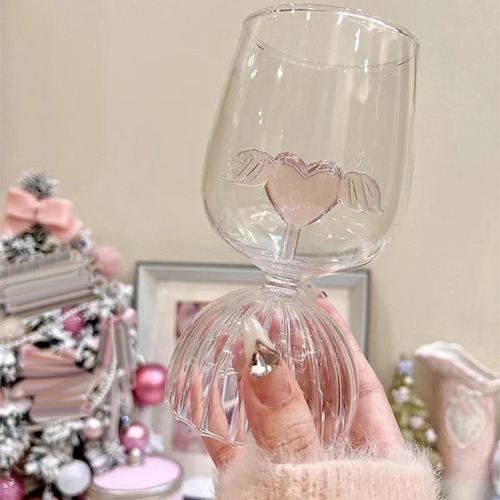 Copas De Vino De 350 Ml Con Decoración En Forma De Corazón