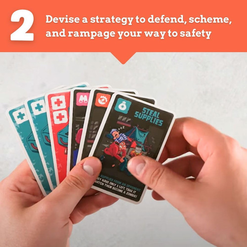 Ridleys Selfish: Zombie Edition Juego De Cartas-juego De De