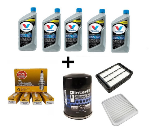 Kit Afinación Lancer 08-17 2.4 2.0 Valvoline Bujia Platino