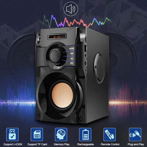 ¡ Big Power Bocina Inalámbrico Bluetooth Subwoofer Estéreo