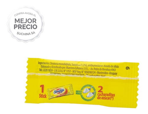 Edulcorante Sweetlife Caja X700 Unidades Suchina Sa