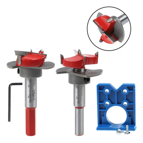 Bisagra Jig Drill Guide 35mm Juego De Herramientas De Guía