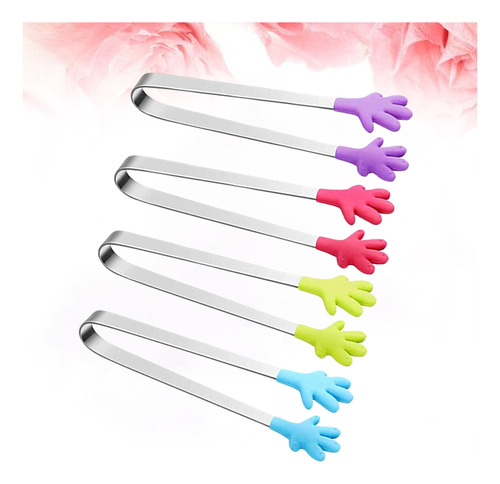 Pinzas Pequeñas De Acero Inoxidable Con Cabeza De Silicona P