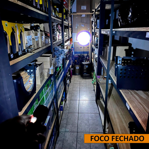 Lanterna Led W100 10.000 Lumens Ajustavel Bateria Digital