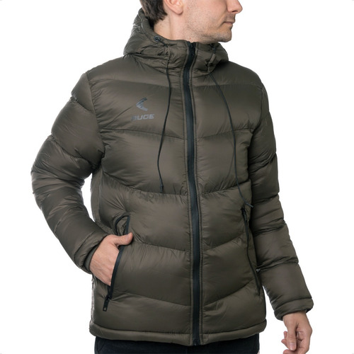 Imagen 3 de 6 de Campera Ruge Puff Heavy C/ Capucha Hombre Futbol