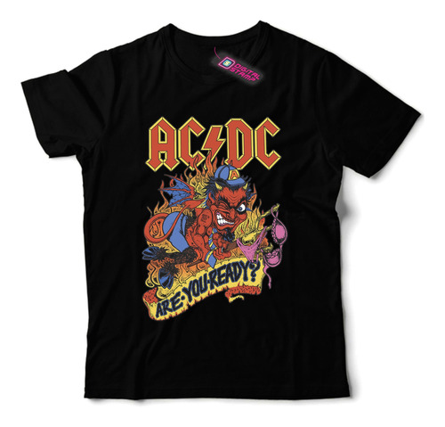 Remera Ac/cd Acdc Are You Ready 16 Dtg Premium